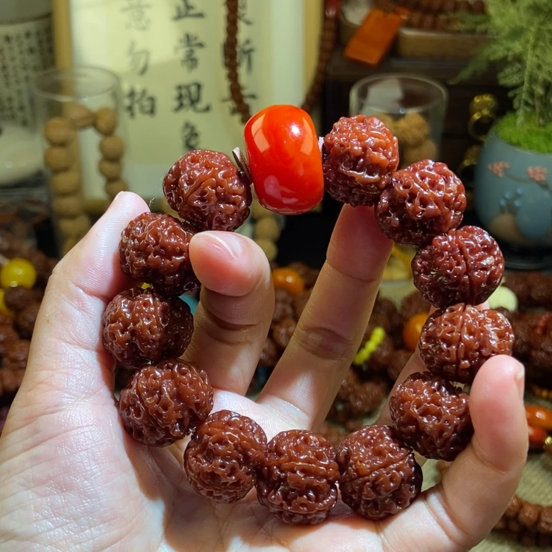 金刚菩提吊坠215玉化老花