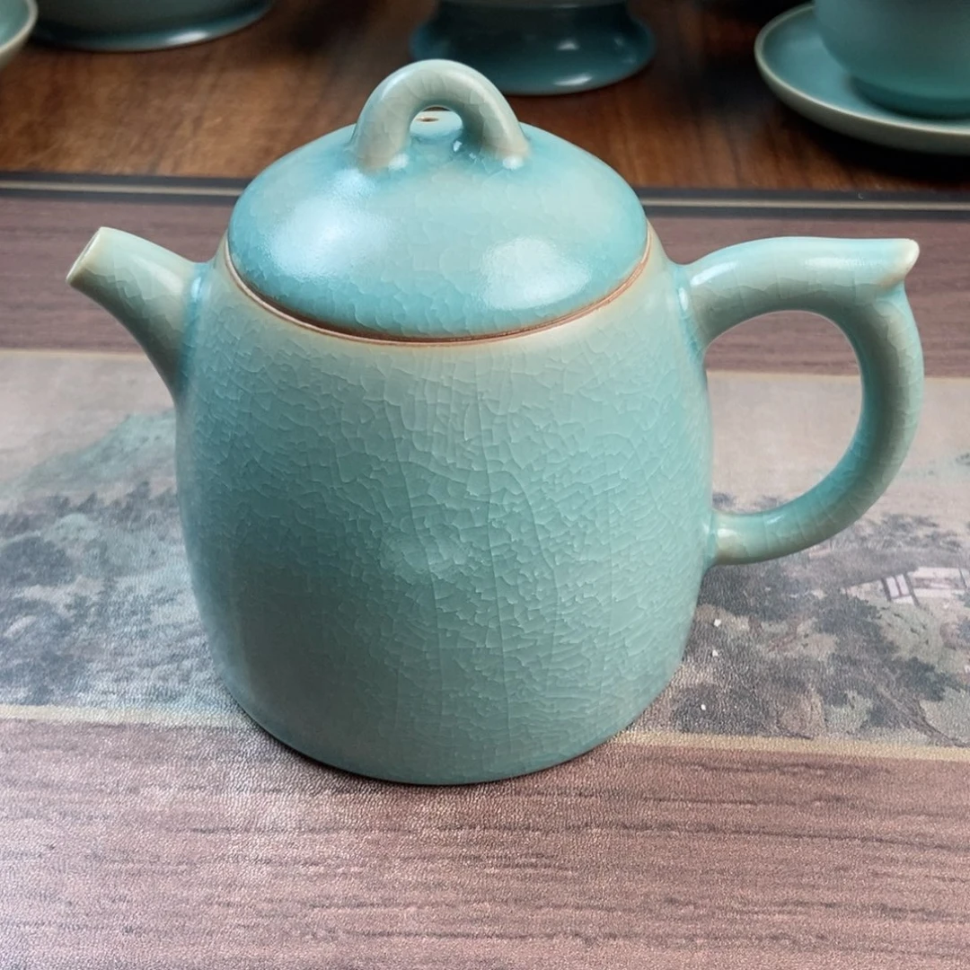 摆件陶原产地原矿汝瓷～茶器