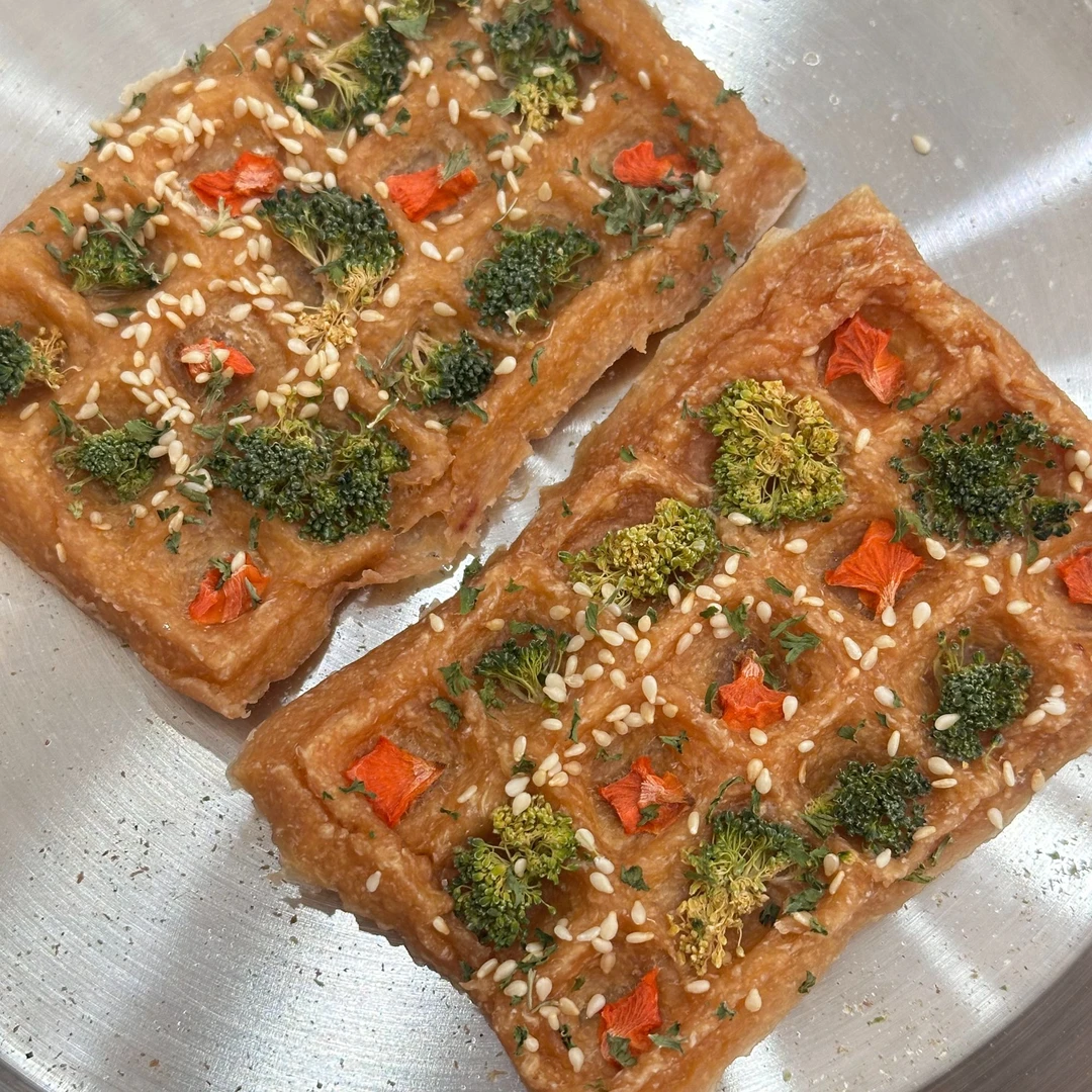 宠物鸡肉蔬菜华夫饼适合大小狗狗的纯肉磨牙零食