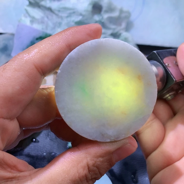 翡翠未镶嵌颈饰缅甸天然翡翠吊坠牌子平安扣珠子