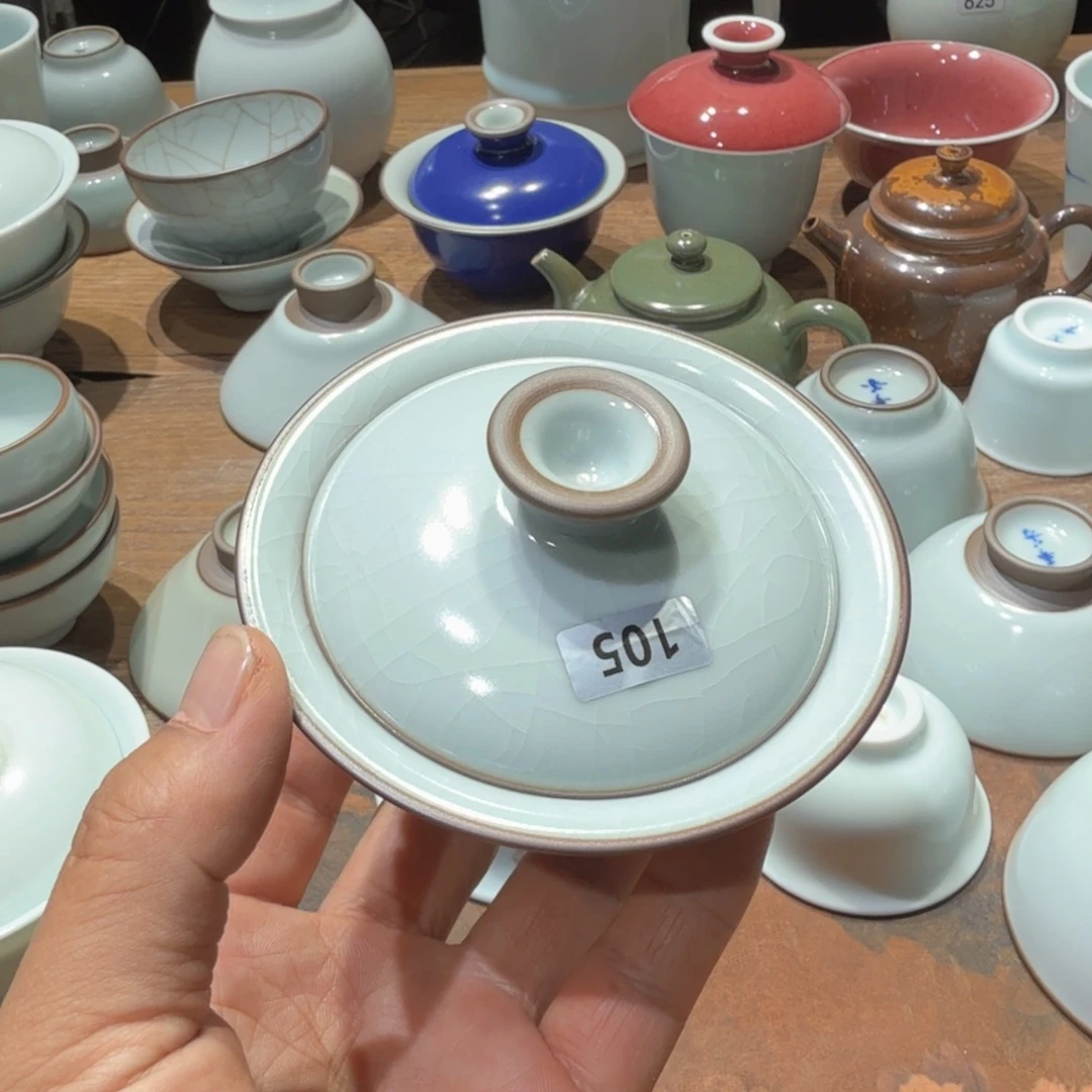 汝窑天青喜欢色喜欢的可以拍