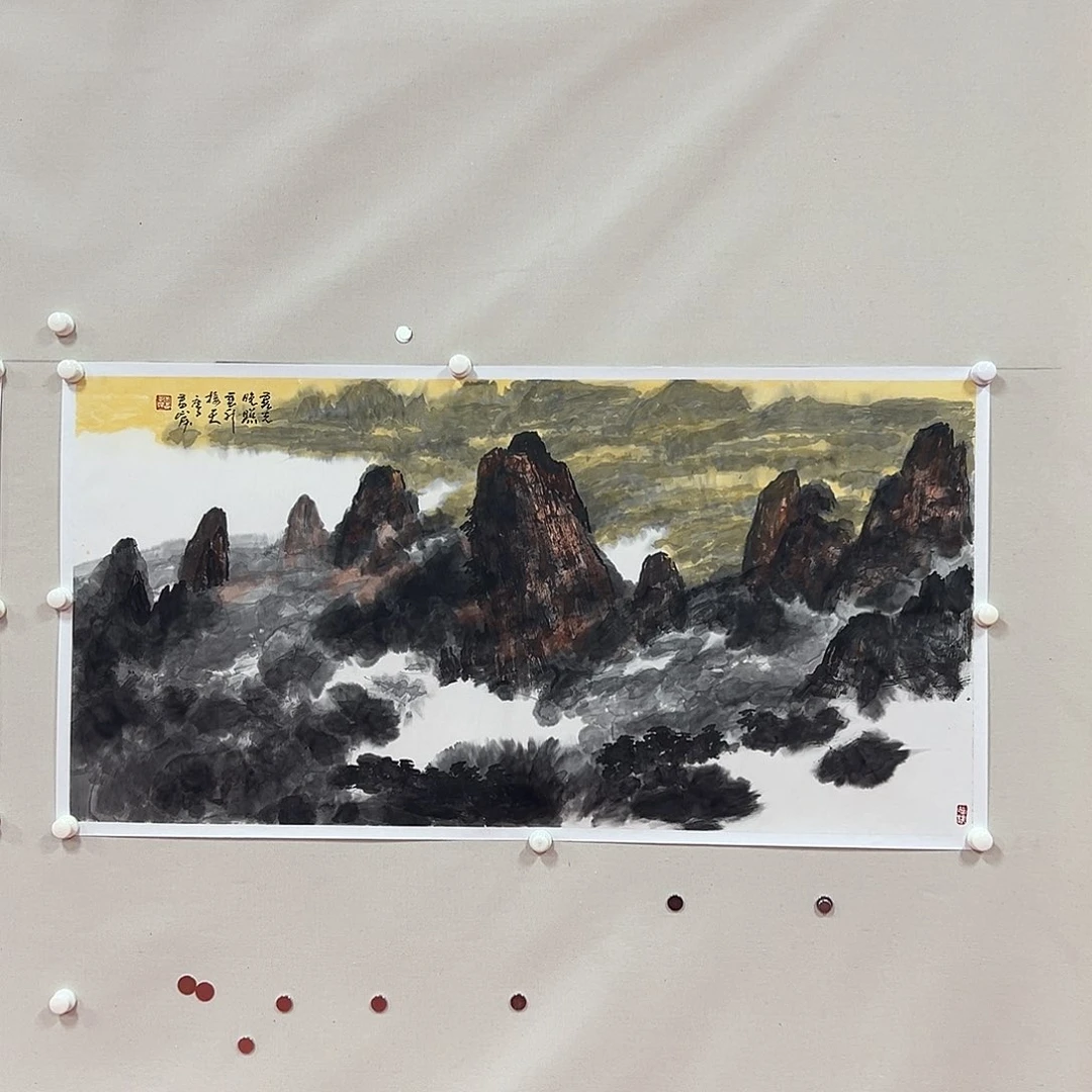 国画雷正民老师艺术精品