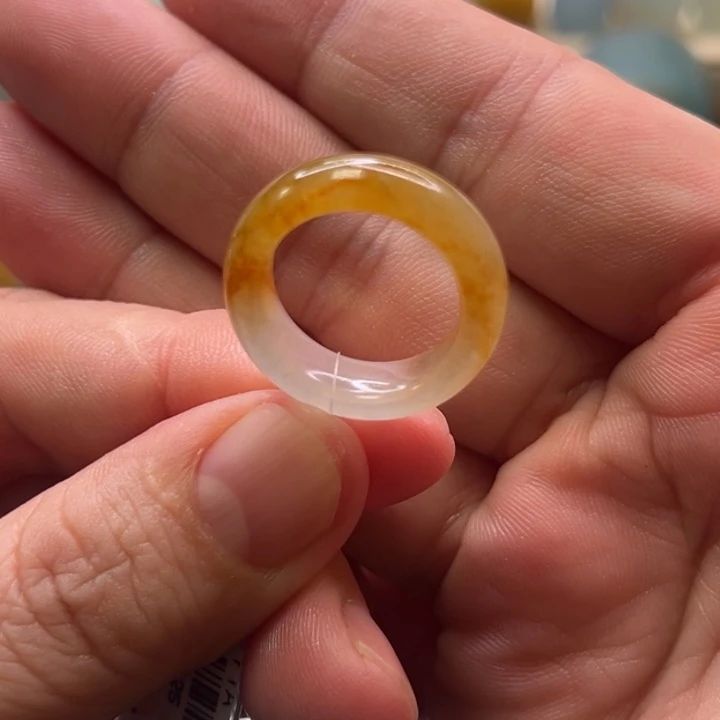 安***妈翡翠未镶嵌戒指翡翠戒指