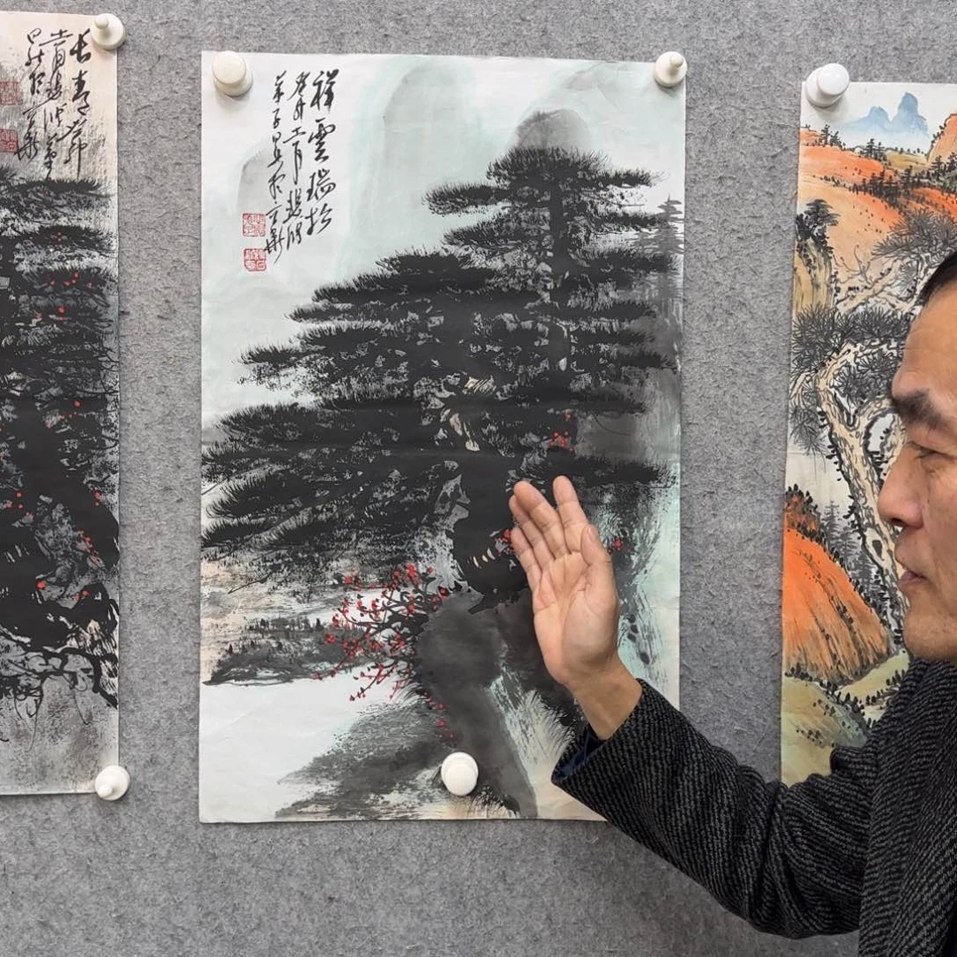 书法作品多次参加