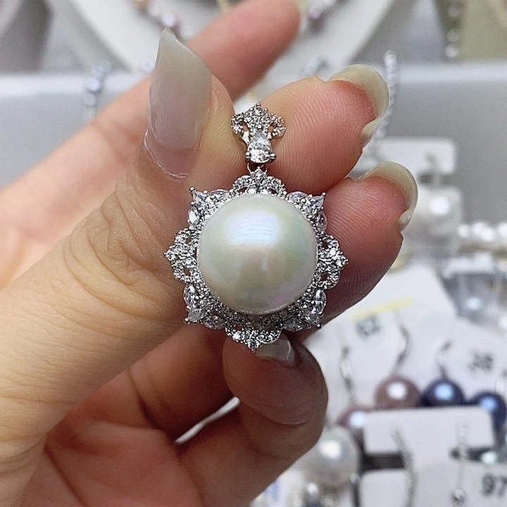 未镶嵌淡水珍珠吊坠