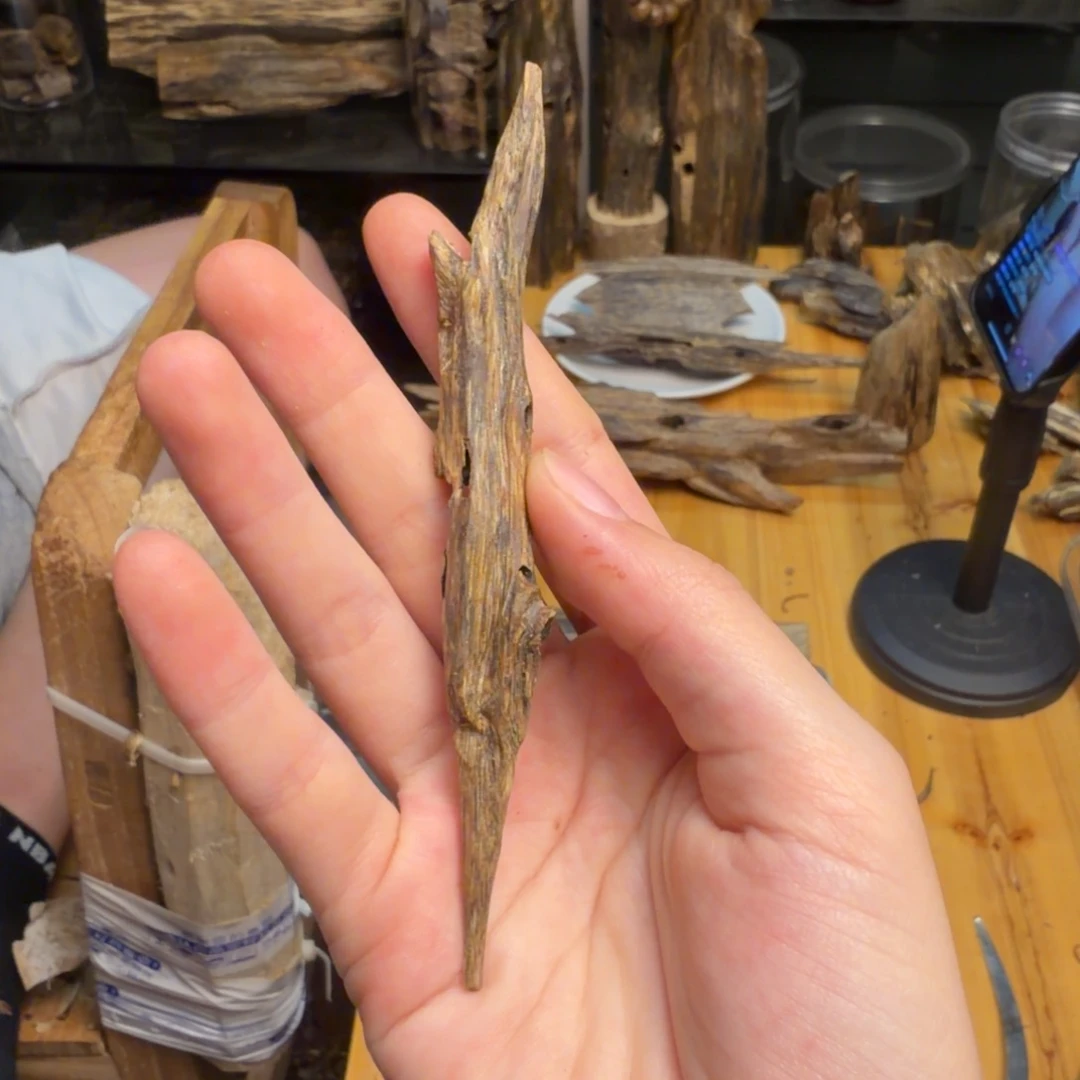 沉香沉香碎屑红金倪块料4克