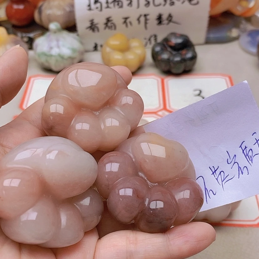【闪购商品】未镶嵌玛瑙/玉髓珠宝半成品海*儿