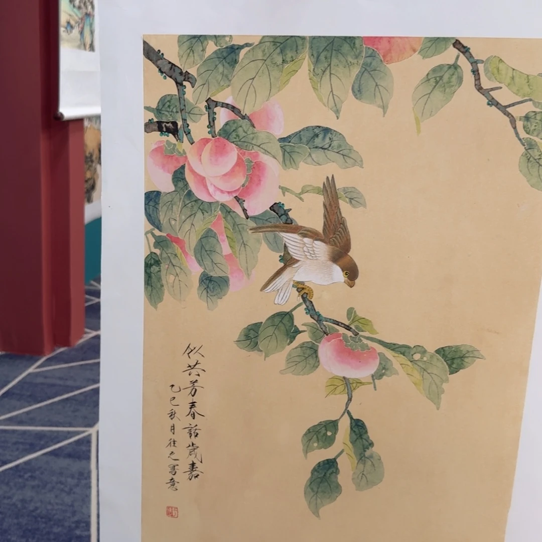 国画国画作品山水花鸟