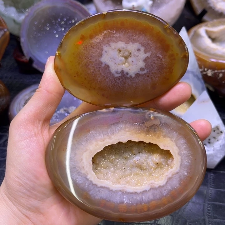 水晶珠宝半成品未镶嵌黄软盆