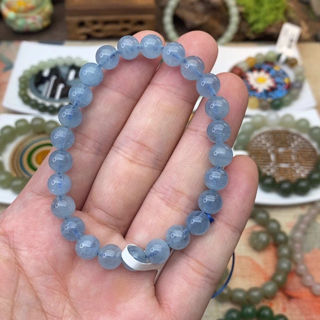 手链海蓝宝石未镶嵌卡7