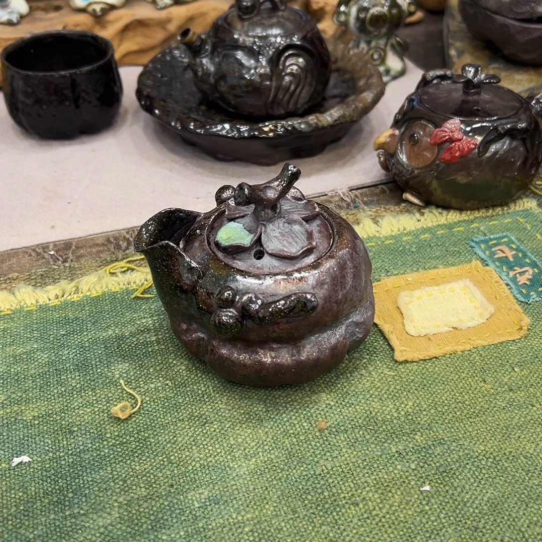 景德镇手工手作纯柴裸烧