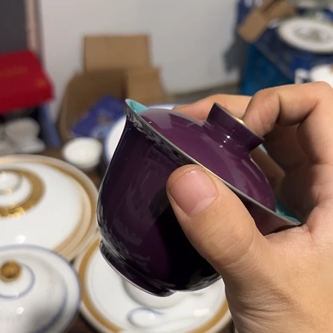 陶瓷盖碗一套陶瓷陶瓷