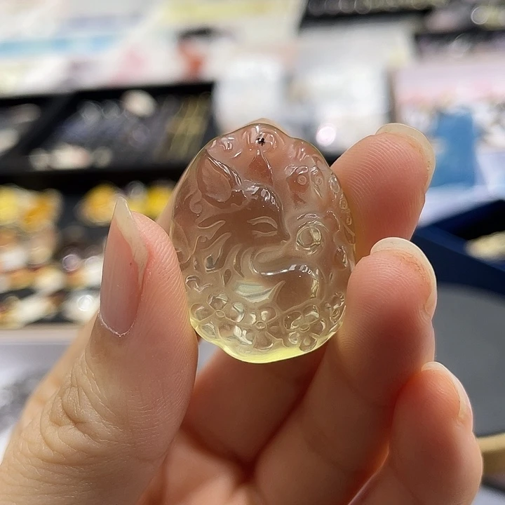 @***何水晶珠宝半成品未镶嵌