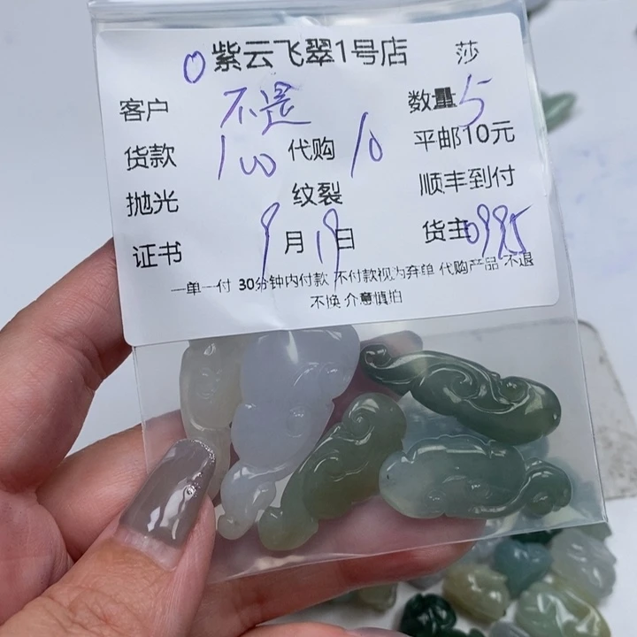 不***棠颈饰未镶嵌翡翠天然翡翠