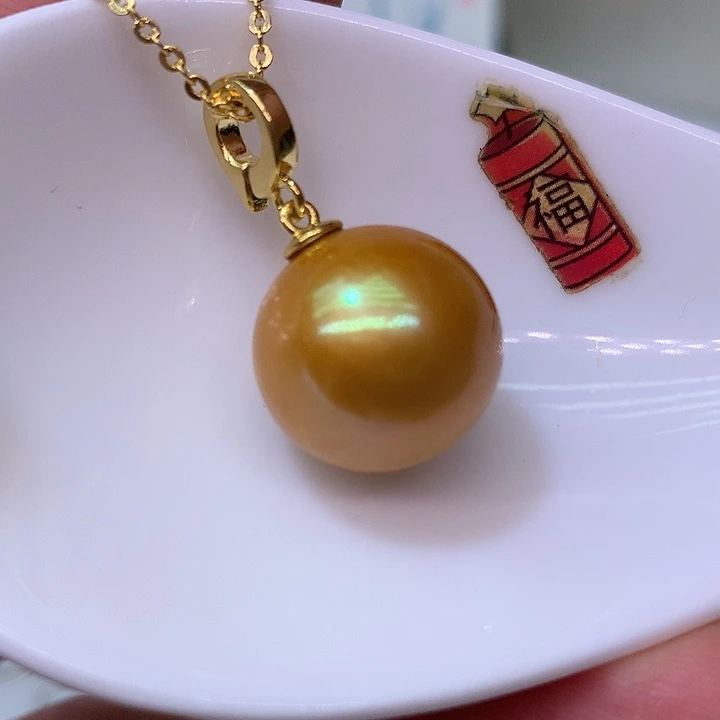 银S925镶嵌耳饰淡水珍珠