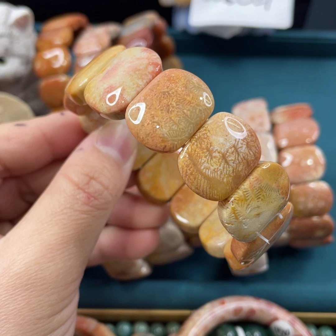 未镶嵌手镯硅化玉