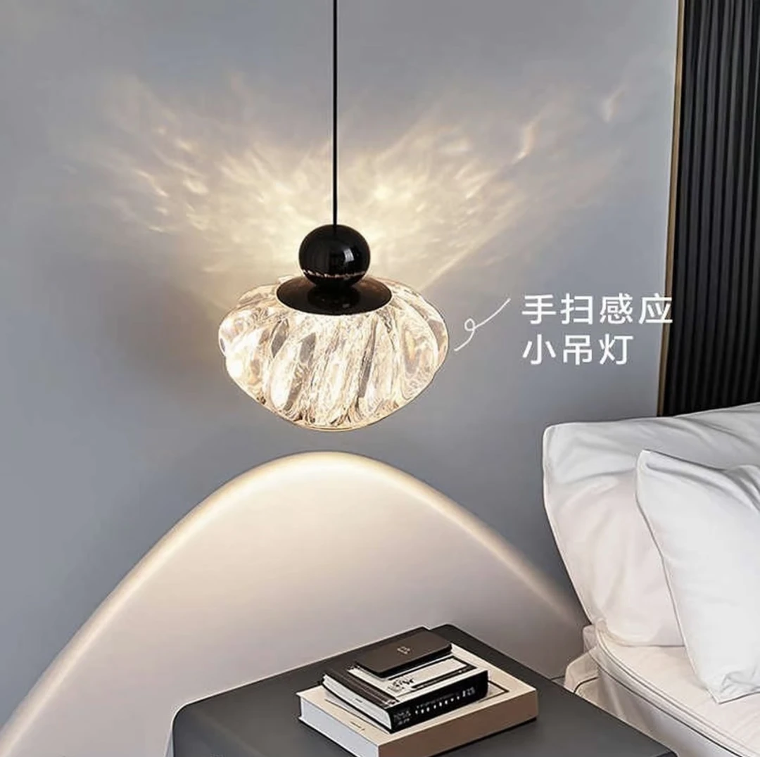 【红语灯饰】简约意式个性轻奢设计师款式床头玄关氛围升降小吊灯