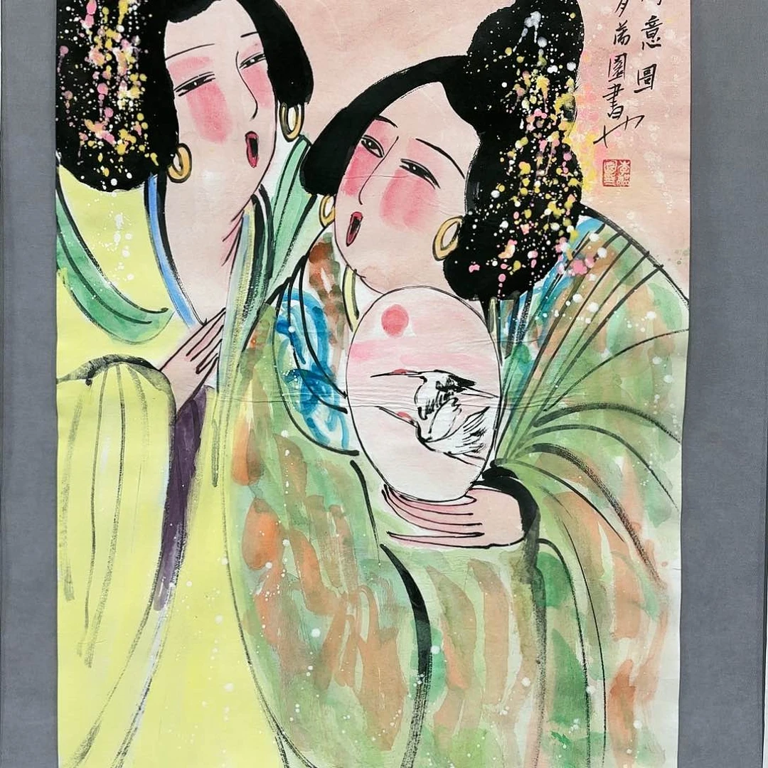 国画国画纯手绘作品请放心去藏