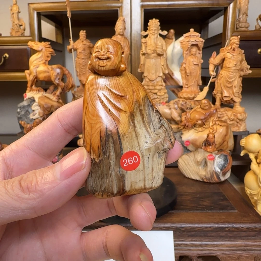 崖柏小木匠艺雕一物一拍