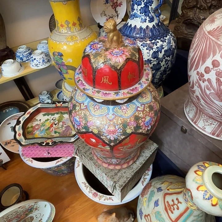 浪***花陶瓷摆件不固定一件