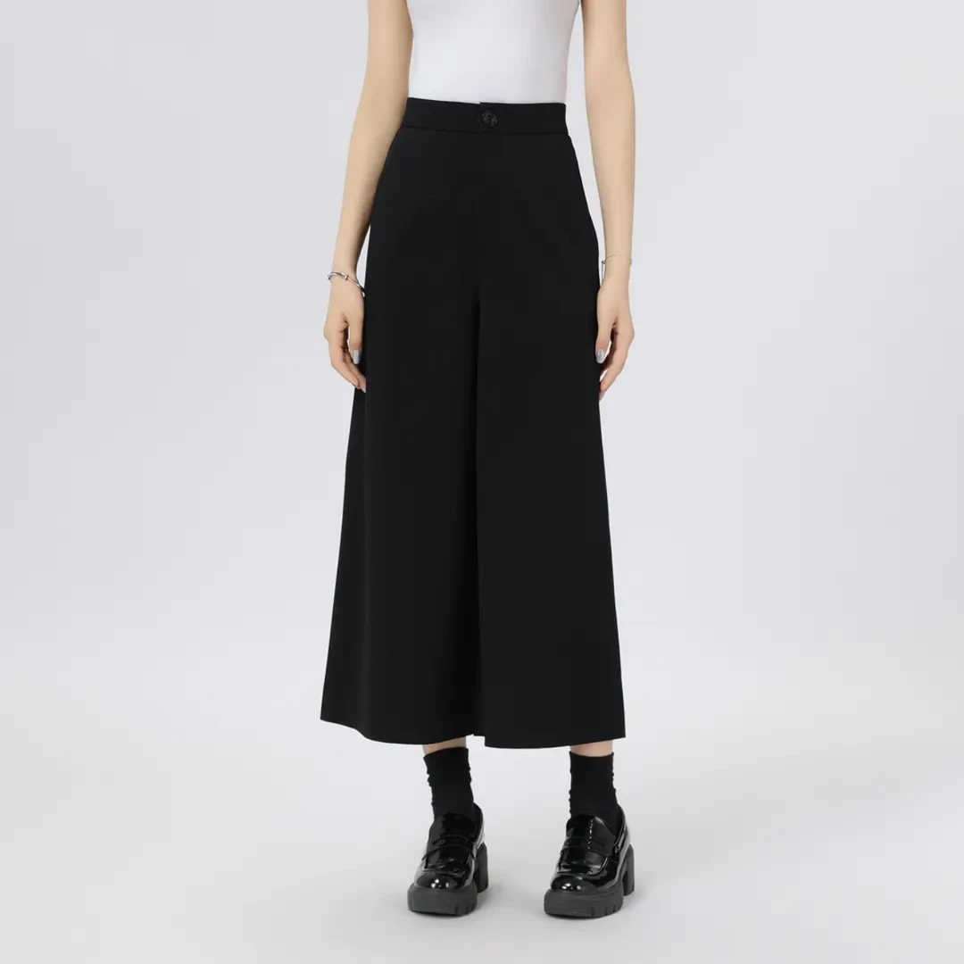 GIRDEAR/哥弟春夏新款休闲裤显瘦气质职业通勤黑色西裤110035