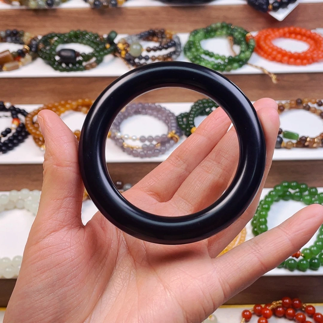 【闪购商品】和田玉手镯未镶嵌手围55