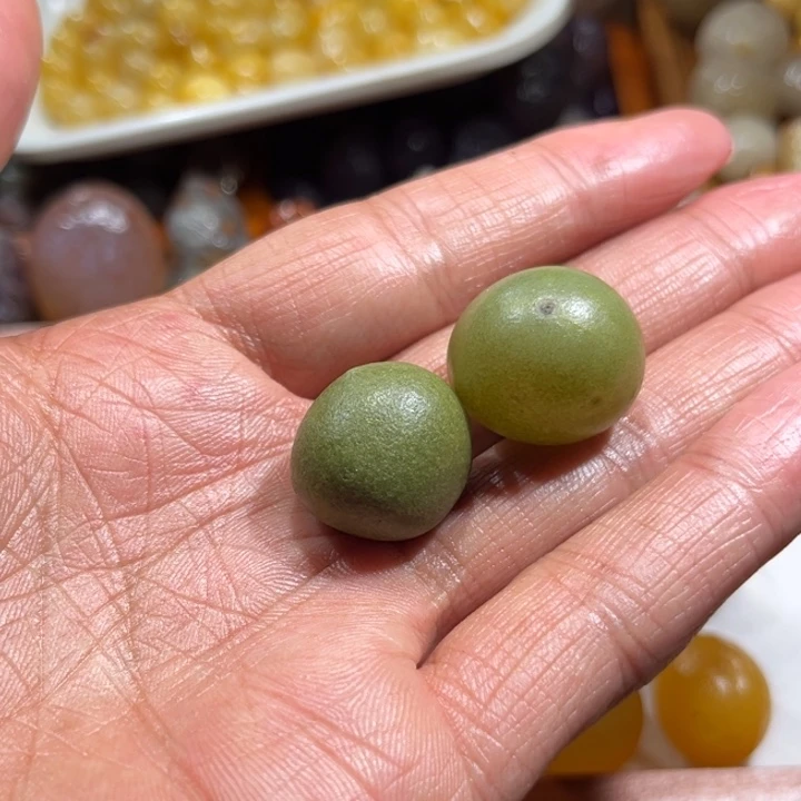 手工艺品琉璃苹果绿