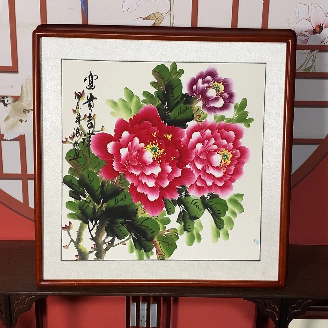 国画带框尺寸62✖️62包邮