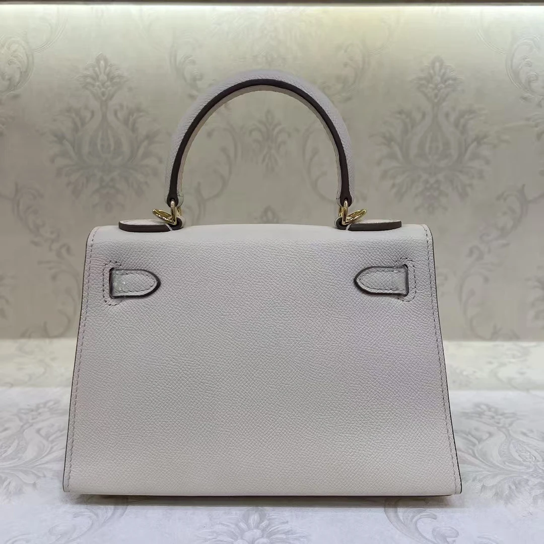 Laugh Queen手工打造真皮女士新款包 10661 黑色白色粉色掌 k