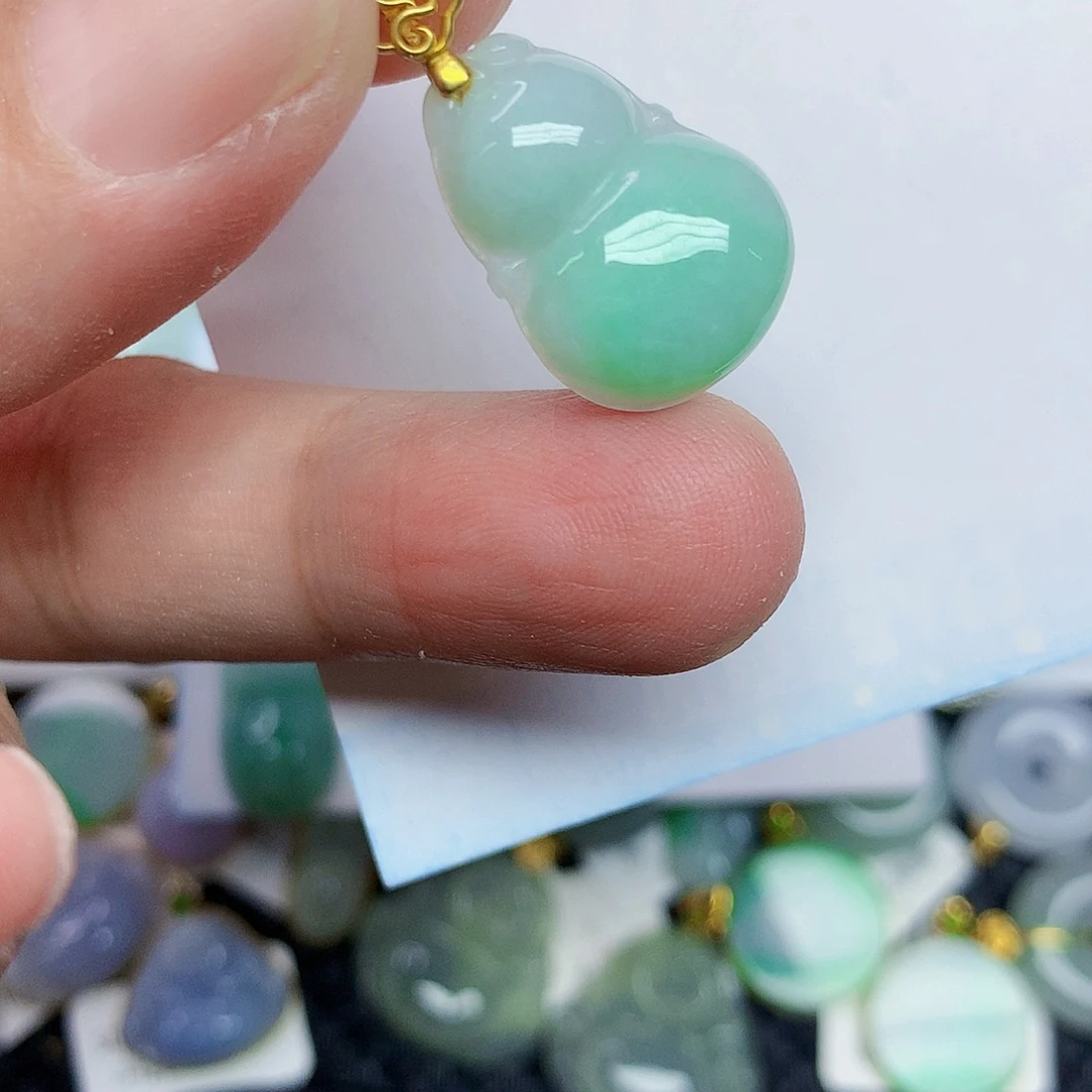 翡翠未镶嵌颈饰356788