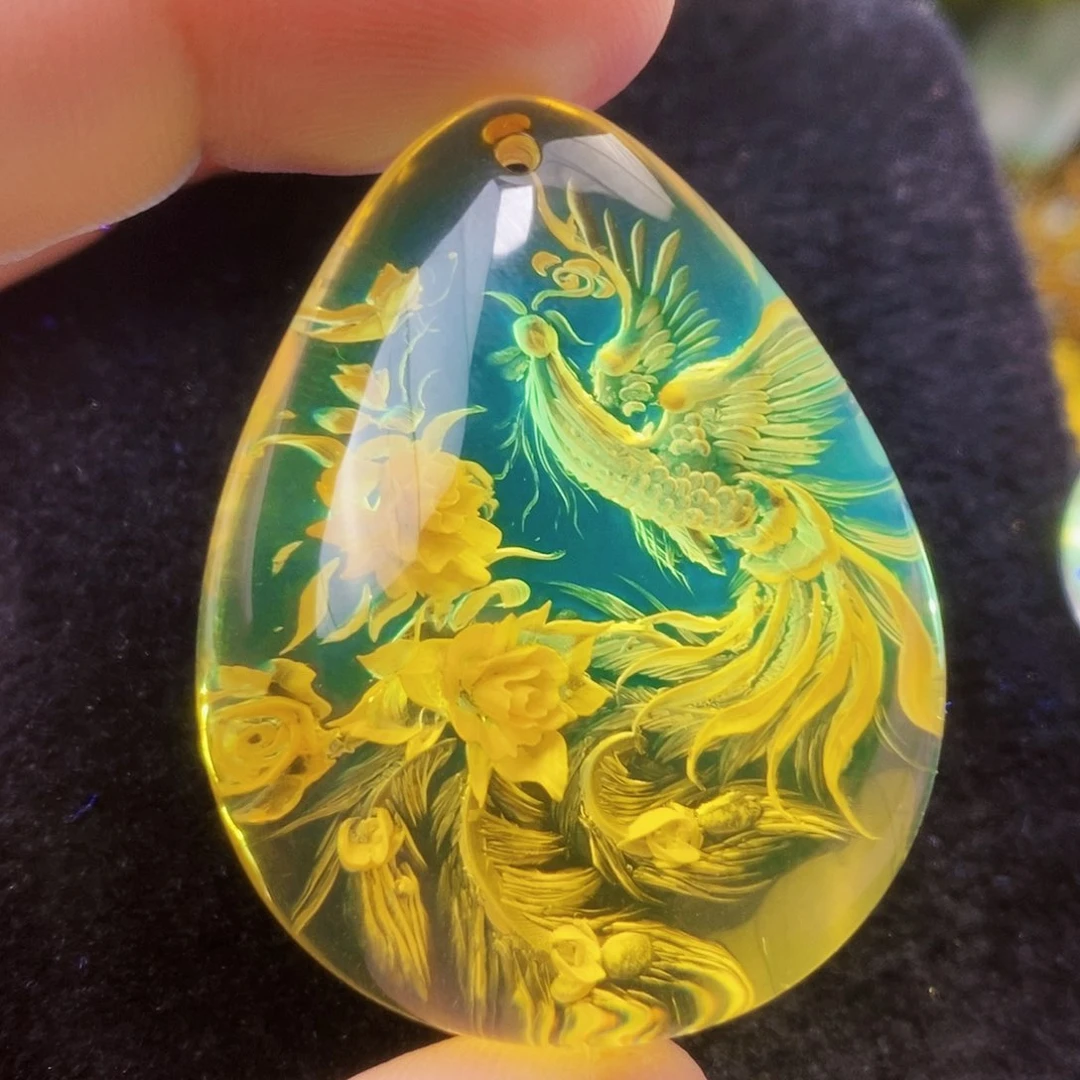 【闪购商品】金珀吊坠(不含链)未镶嵌