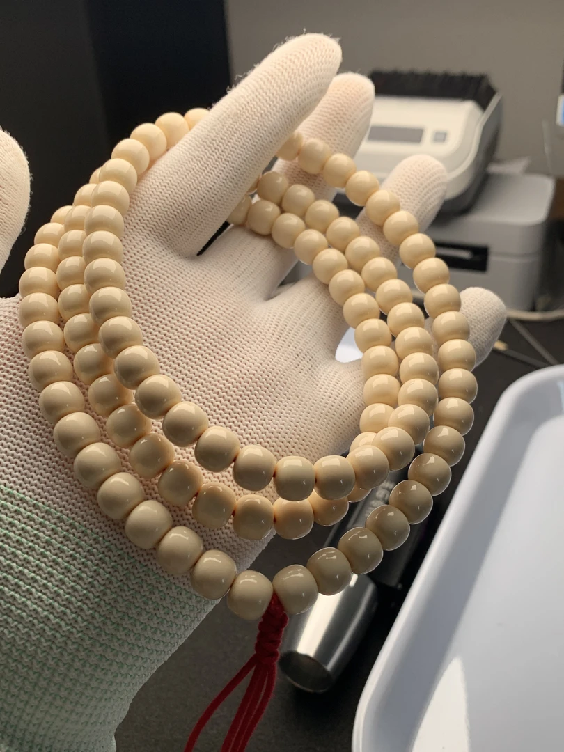 【M6极润系列】猛犸象牙9*8纯肉老型108牙芯料精工镜面抛光一等冰料