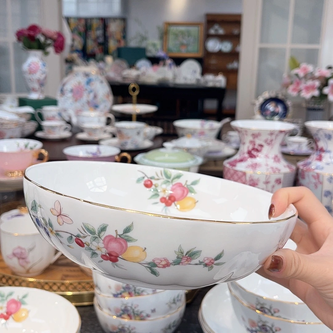 骨瓷21厘米汤碗/////