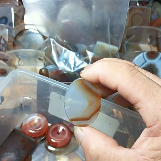 玛瑙/玉髓合金颈饰