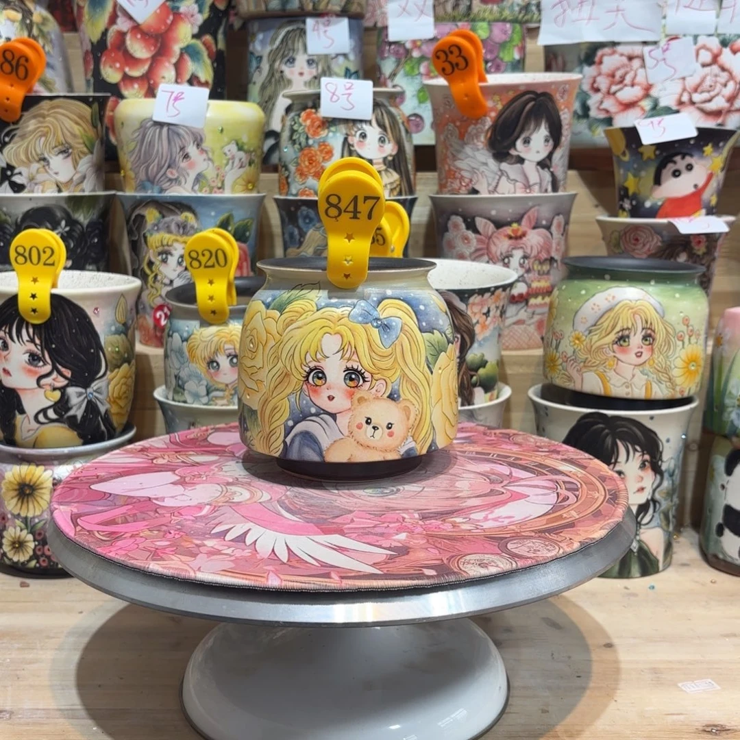 景德镇手绘花盆陶瓷9/11