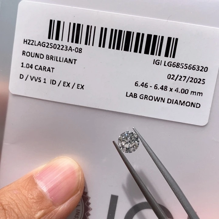 实验室培育钻石裸石未镶嵌