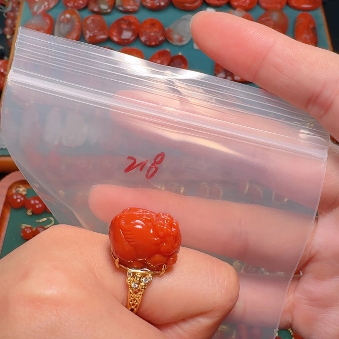 南红玛瑙南红银S925镶嵌