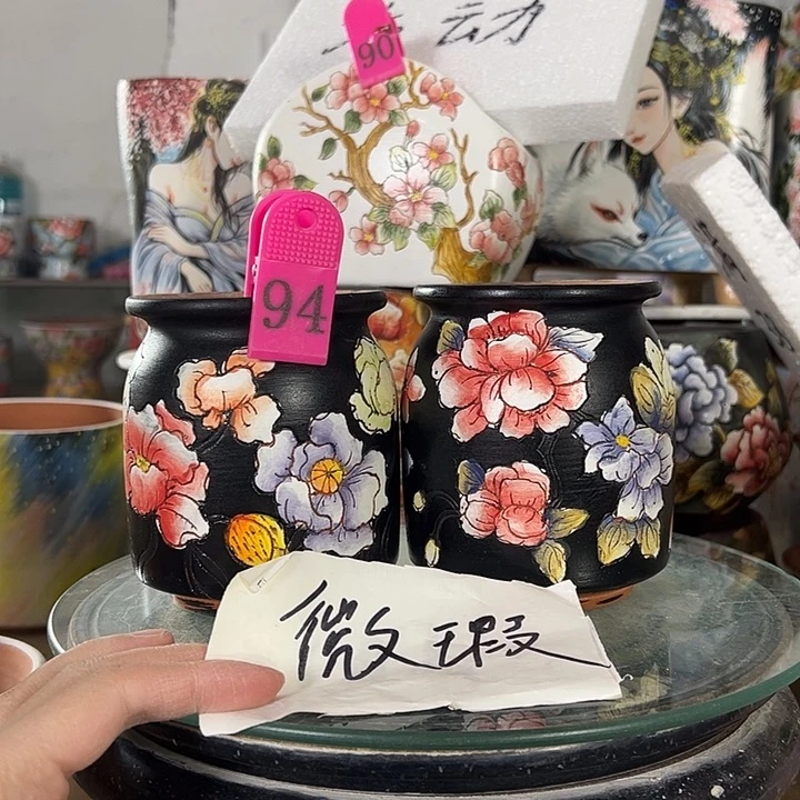 景德镇手绘花盆性价比超高