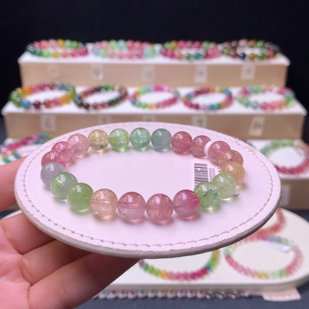 未镶嵌手链碧玺马卡龙