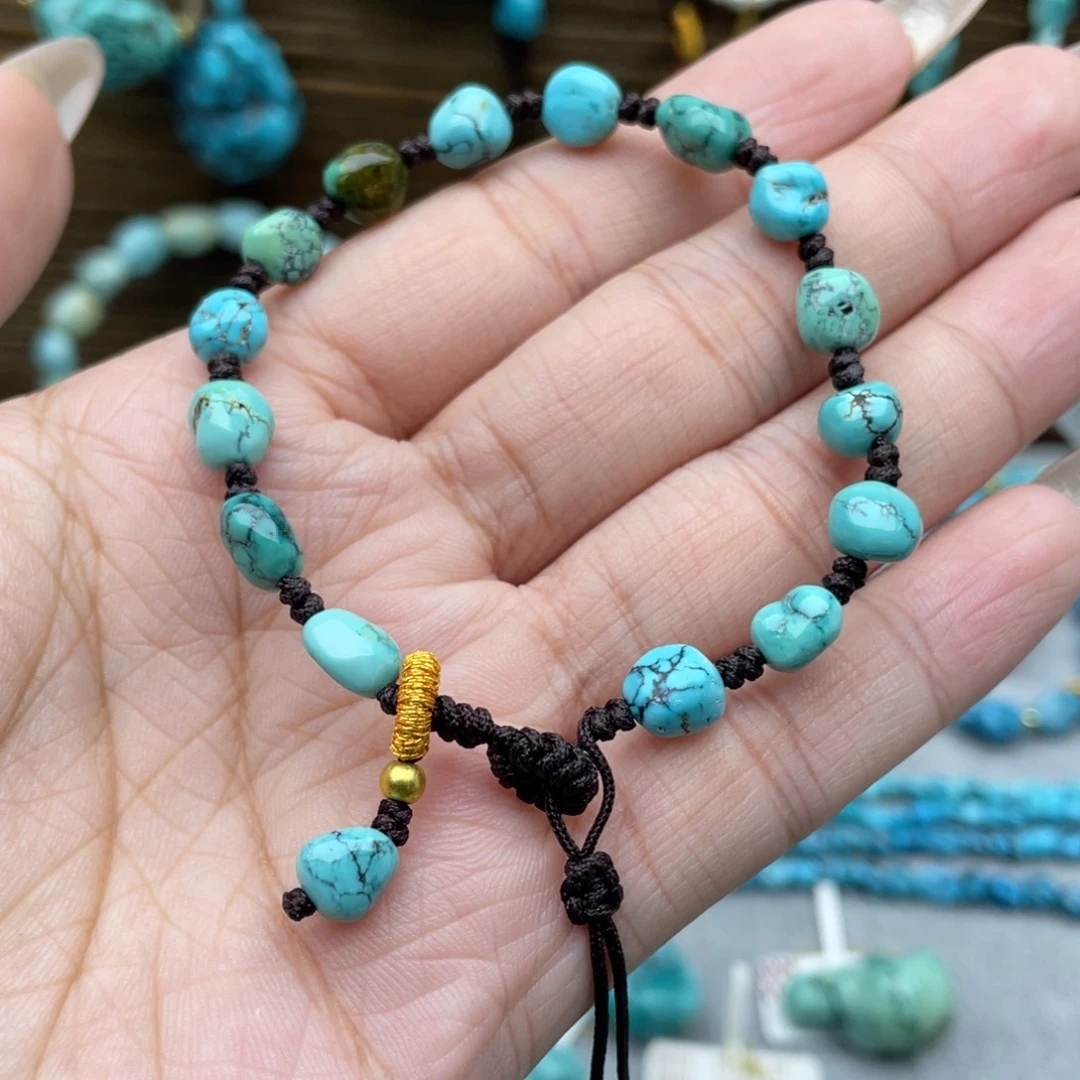 绿松石未镶嵌随行手串
