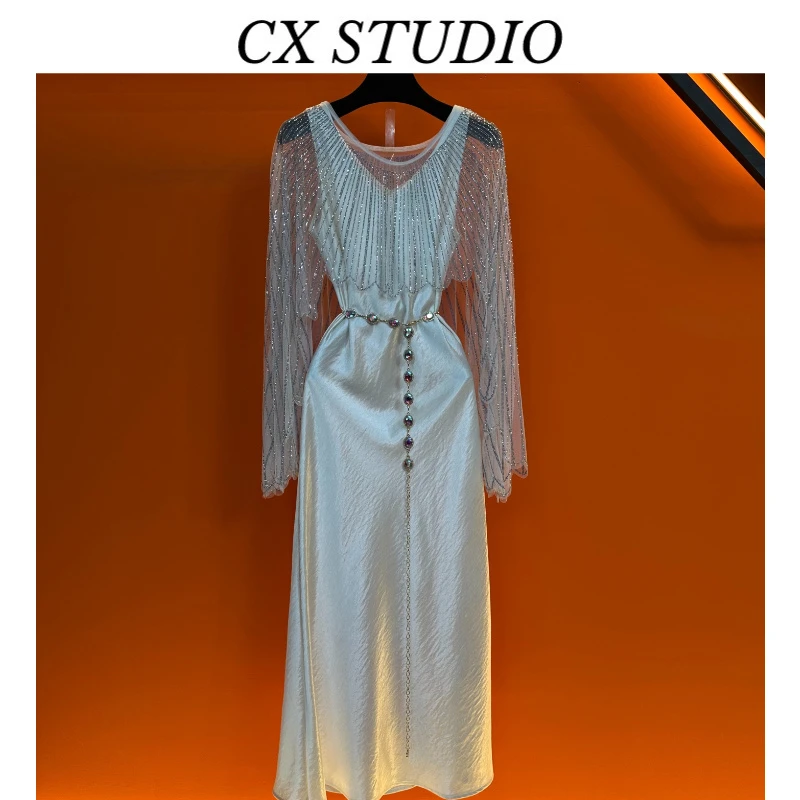 QC编码43 经典收腰轻奢时尚夏季连衣裙（定制连衣裙）TG773