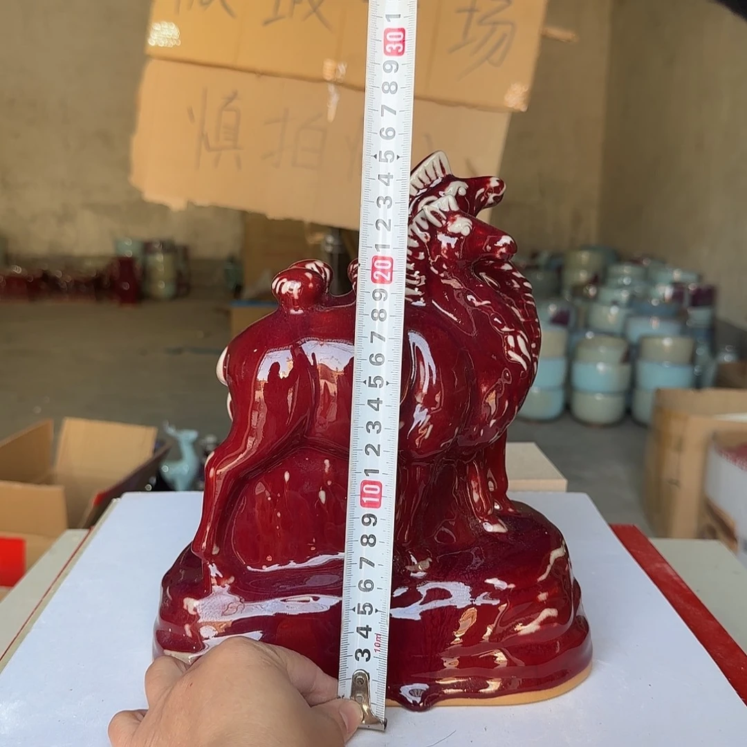 摆件陶郑家钧瓷摆件微瑕
