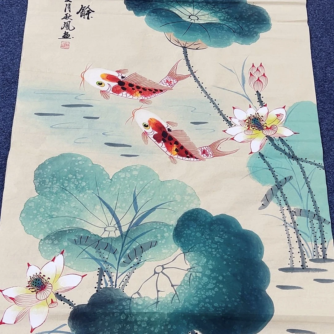 国画事事顺心如意万事如意万事如意