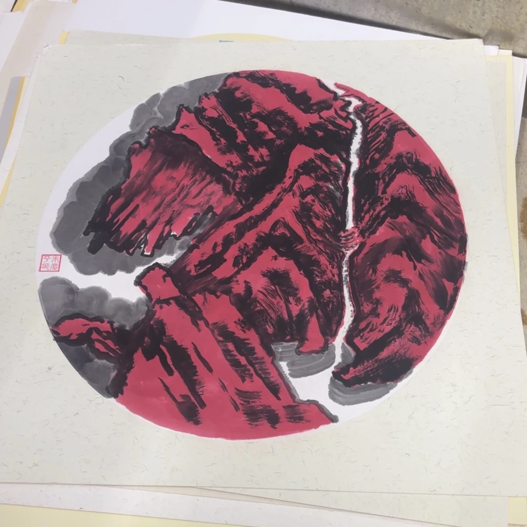 国画50-50卡纸作品童