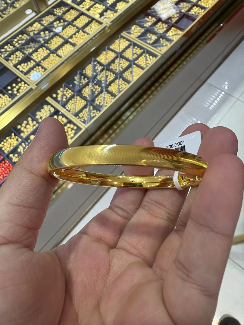 足金999猫眼时尚闪闪手镯