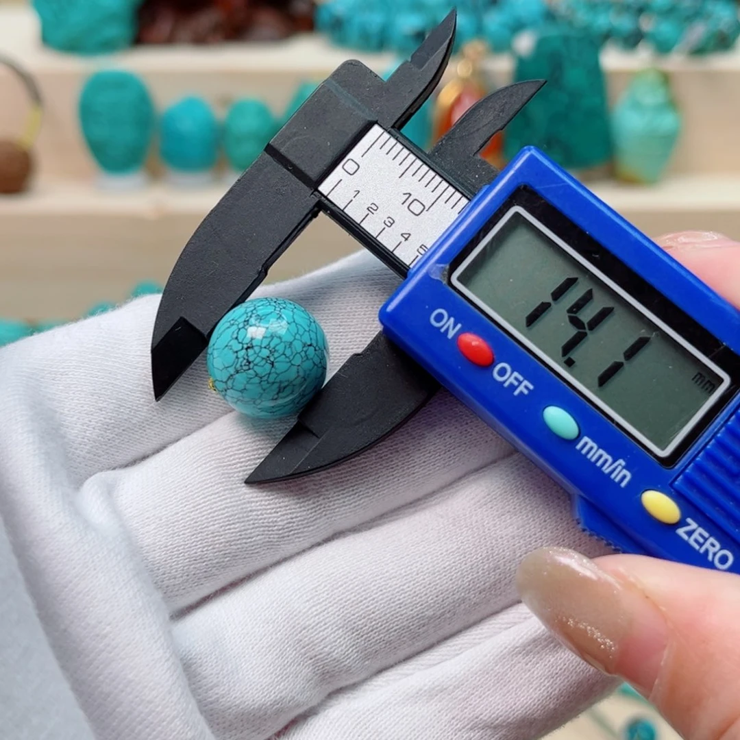 绿松石圆珠未镶嵌