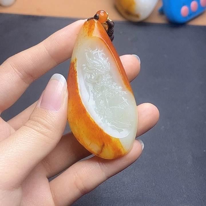 和田玉挂件未镶嵌N