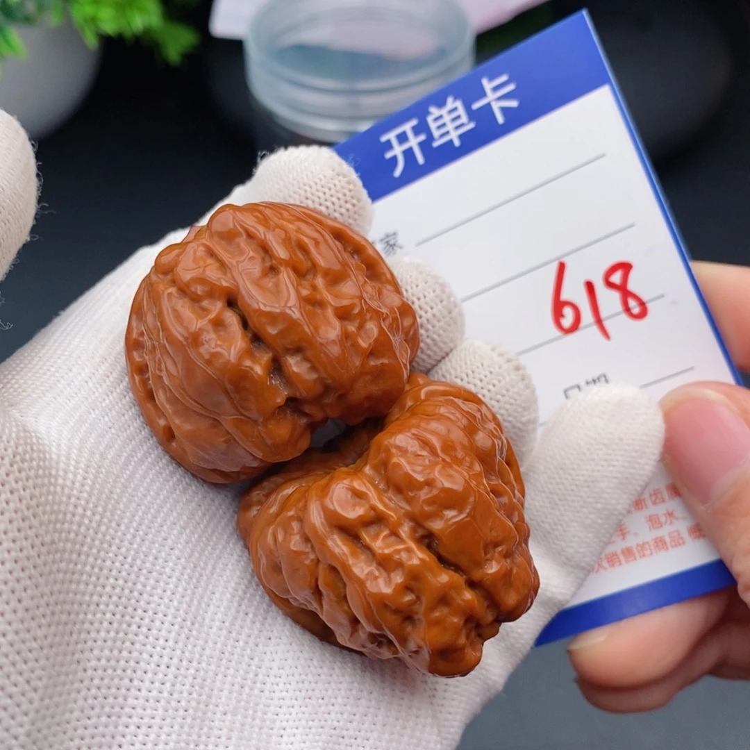 文玩核桃把件38蛤蟆头618