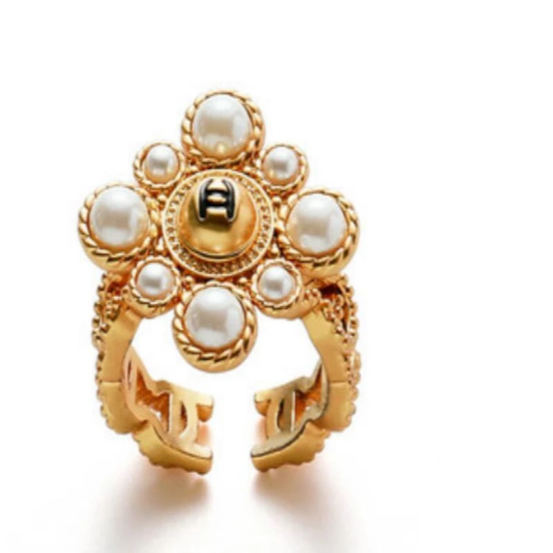 铁合金大理石戒指 LAURENCE & CHICO松果系列戒指C4AE10842014