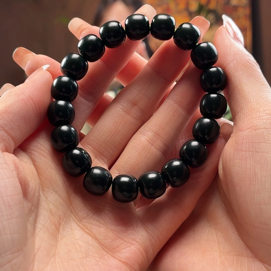 和田玉未镶嵌手串塔青卡10.11老型